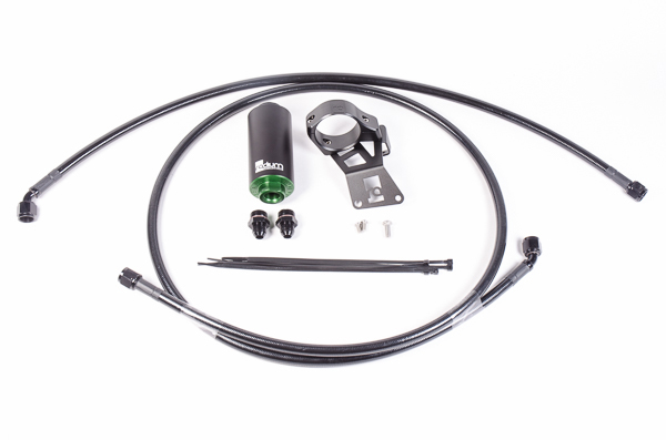 Radium Engineering — Radium Engineering Mitsubishi Evo X Fuel Hanger Feed Kit - Microglass Filter - view 3